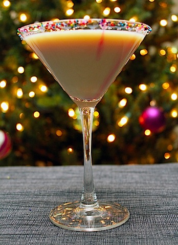 30+ Holiday Cocktails - Sugar Cookie Martini
