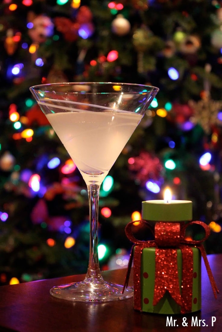 30+ Holiday Cocktails - Ginger Martini