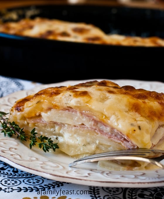 Scalloped Ham and Potato Casserole - A Family Feast
