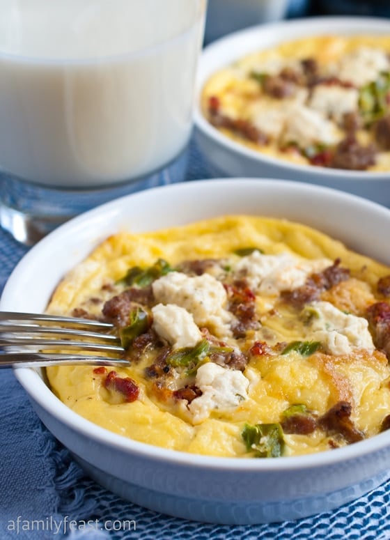 Sausage Vegetable Breakfast Bake - A Family Feast