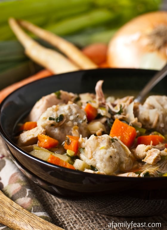 Turkey Soup with Potato Dumplings - A Family Feast