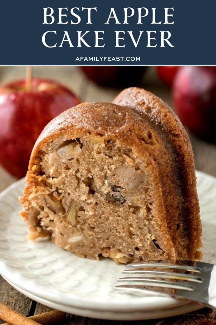 Cinnamon Sugar Apple Cake Recipe - Pinch of Yum