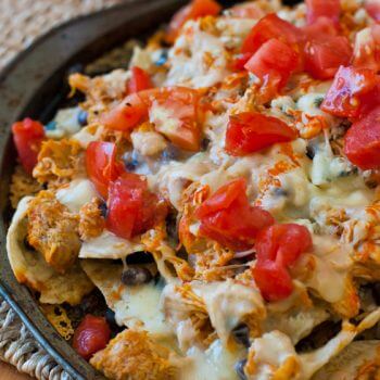 Buffalo Chicken Nachos - A Family Feast