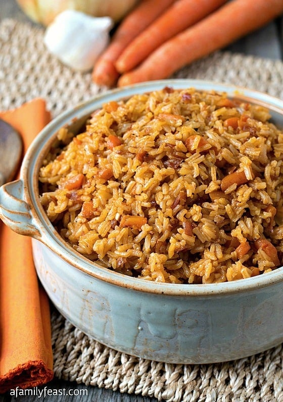 Nourishing Rice (or Arroz de Sustancia) is a flavorful and delicious Portuguese-inspired rice dish that is perfect served with pork.