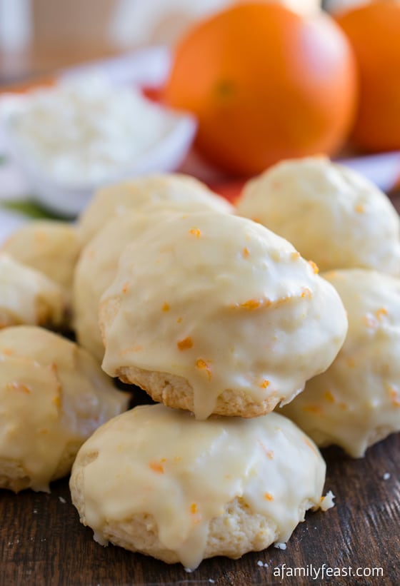 Orange Ricotta Cookies - A Family Feast