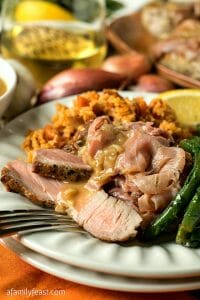 Pork Medallions Portuguese - A Family Feast