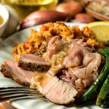 Pork Medallions Portuguese - A Family Feast