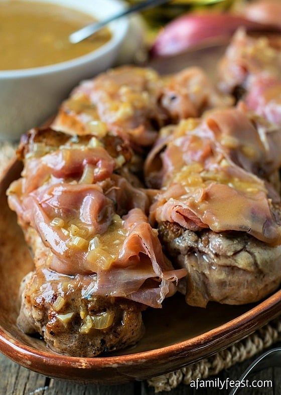 Pork Medallions Portuguese - A Family Feast