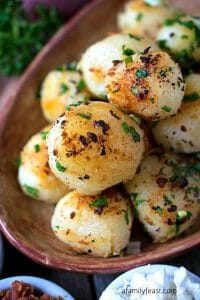 Rissole Potatoes Fresco - A Family Feast