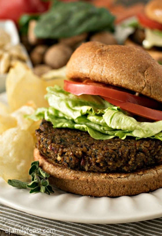 Gluten Free Veggie Burgers - Moist, flavorful veggie burgers that are made with real vegetables and not just a lot of fillers! Even a non-vegetarian will like these veggie burgers!