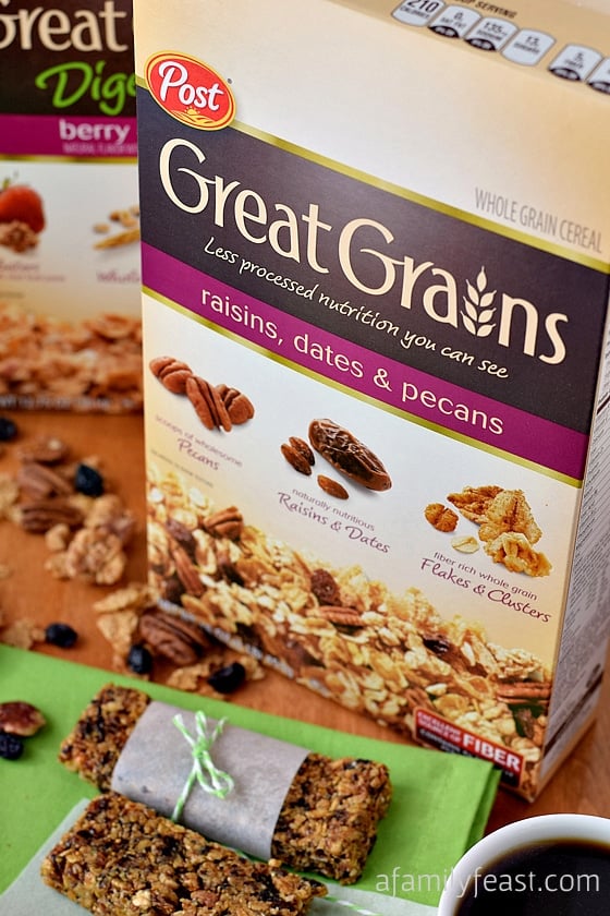 Great Grains Chewy Breakfast Bars - Easy homemade granola bars