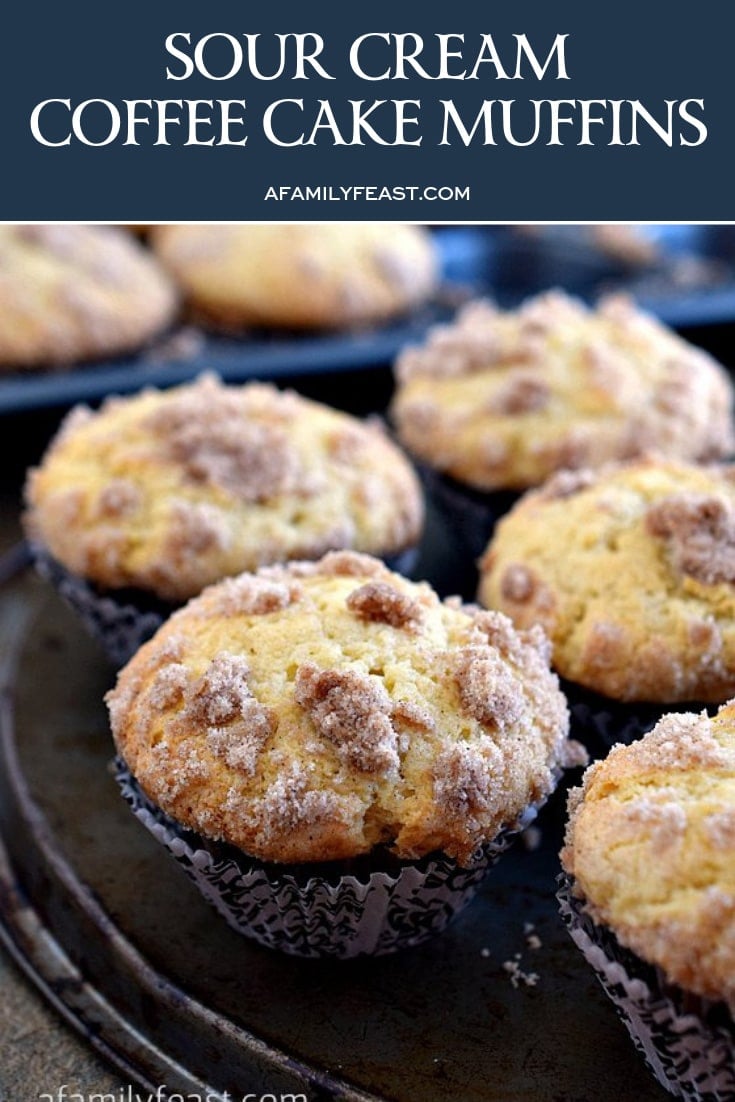 Sour Cream Coffee Cake Muffins
