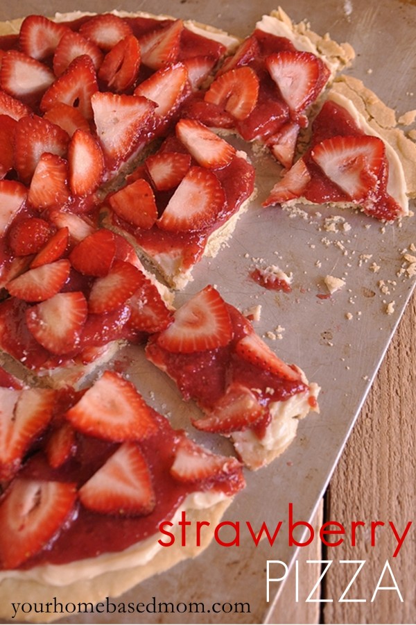 Strawberry Pizza - 25 Sweet and Savory Strawberry Recipes