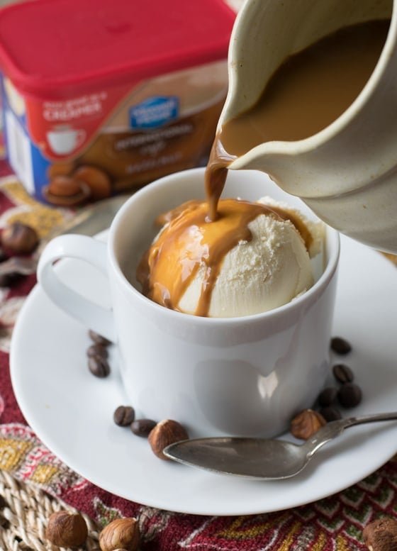 Hazelnut Affogato - A Family Feast