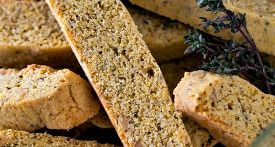 Olive Oil & Herb Savory Biscotti - A Family Feast