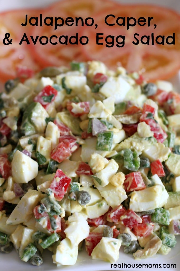 Jalapeno, Caper, and Avocado Egg Salad - 12 Eggs-cellent Egg Salad Recipes