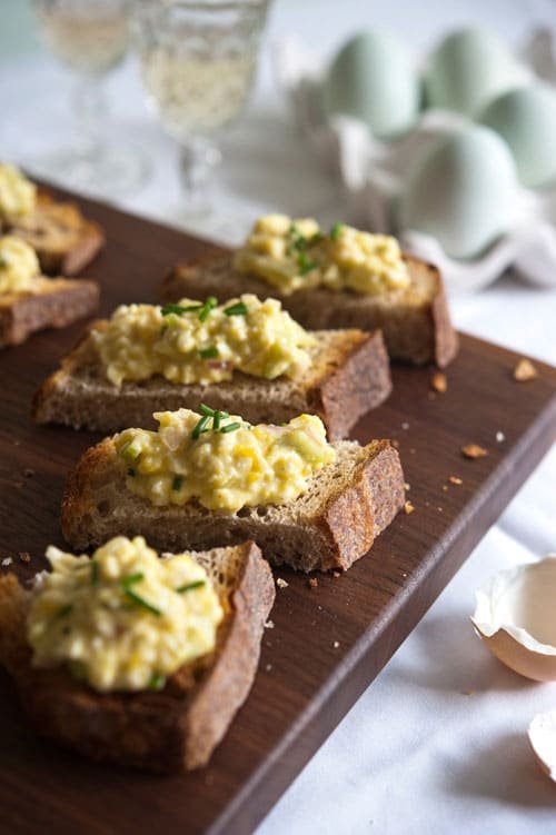 Open Faced Egg Salad - 12 Eggs-cellent Egg Salad Recipes