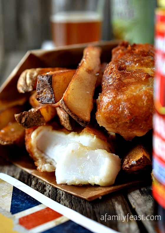 English-Style Fish and Chips - A Family Feast