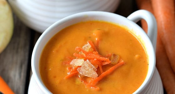 Carrot and Ginger Soup - A Family Feast