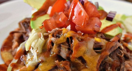 Beef Tostadas - A Family Feast