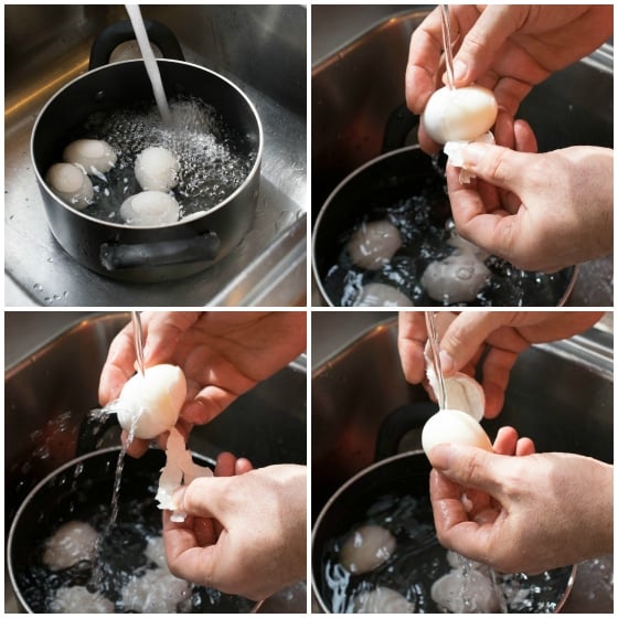 easy to peel hard boiled eggs