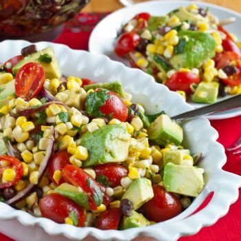 Avocado Corn Salad - A Family Feast