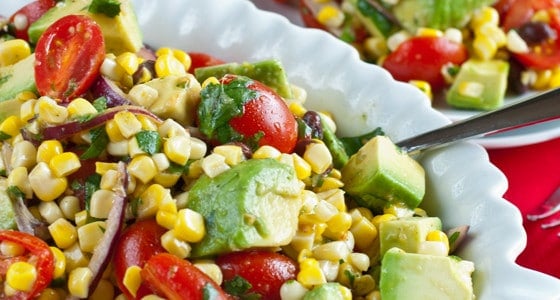 Avocado Corn Salad - A Family Feast