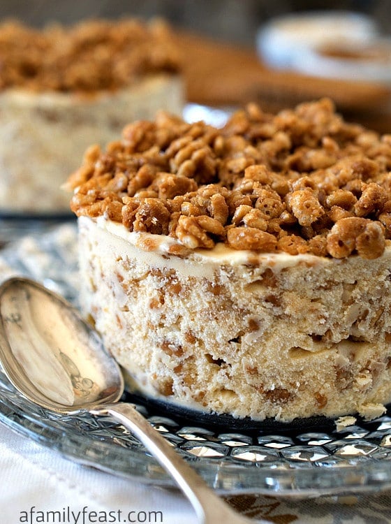 Biscoff Crunch Ice Cream Cake - A Family Feast