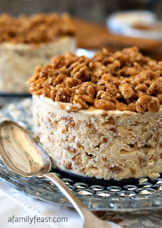 Biscoff Crunch Ice Cream Cake - A Family Feast