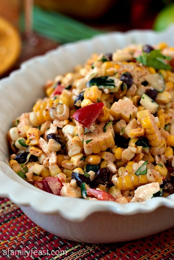 Mexican Corn Salad - The fresh and fantastic flavors in this salad are perfect for any Cinco de Mayo fiesta!