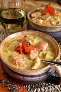 Salmon and Parsnip Chowder - A Family Feast