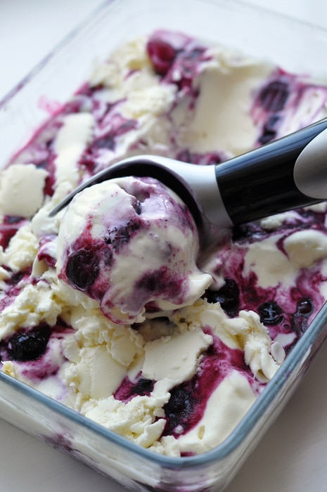 Blueberry Cheesecake Ice Cream - 25+ Best Blueberry Recipes