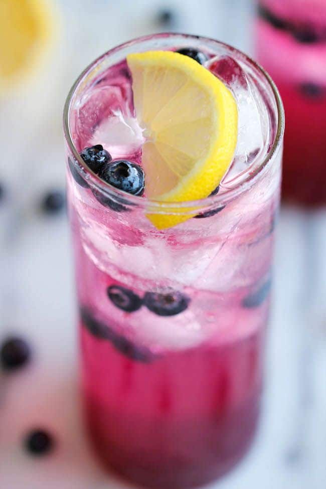 Blueberry Lemonade - 25+ Best Blueberry Recipes