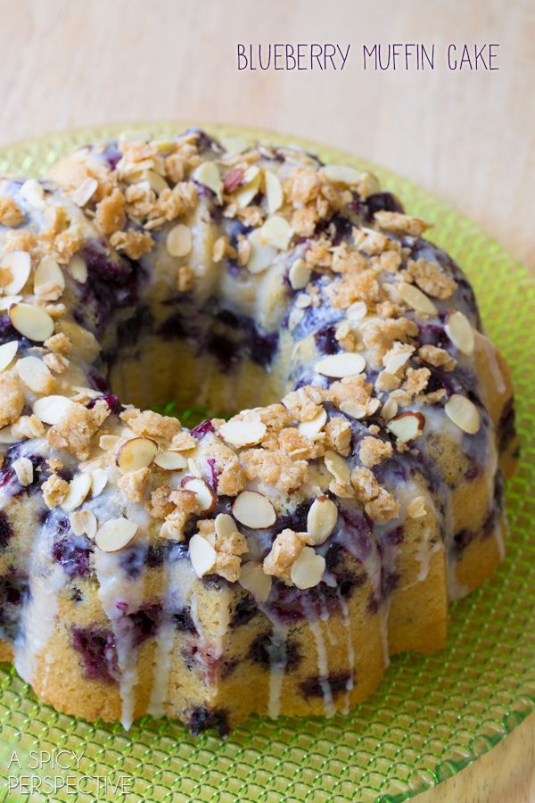 Blueberry Muffin Cake - 25+ Best Blueberry Recipes