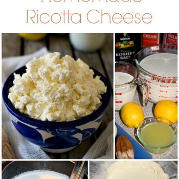 Sunday Cooking Lesson: Homemade Ricotta Cheese - A Family Feast