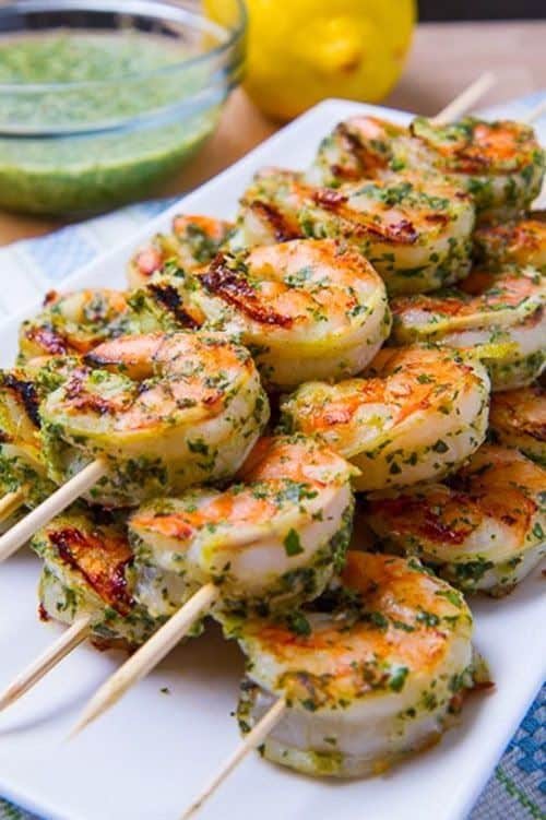 Pesto Grilled Shrimp - 30-Plus Great Grilling Recipes