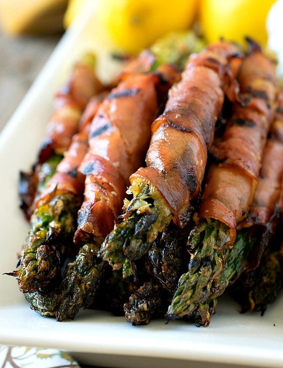 Parmesan-Coated Asparagus Wrapped In Prosciutto - A Family Feast