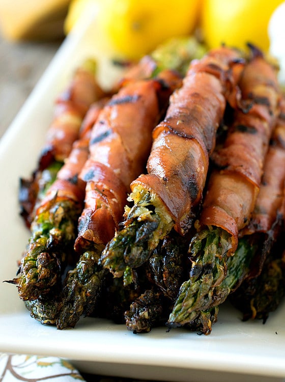 Parmesan-Coated Asparagus Wrapped In Prosciutto - A Family Feast