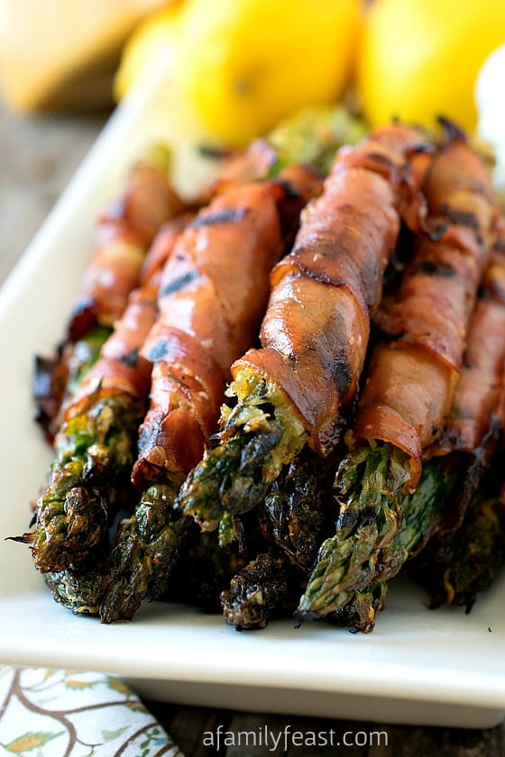 Parmesan-Coated Asparagus Wrapped in Prosciutto - Not your typical version of this classic appetizer!