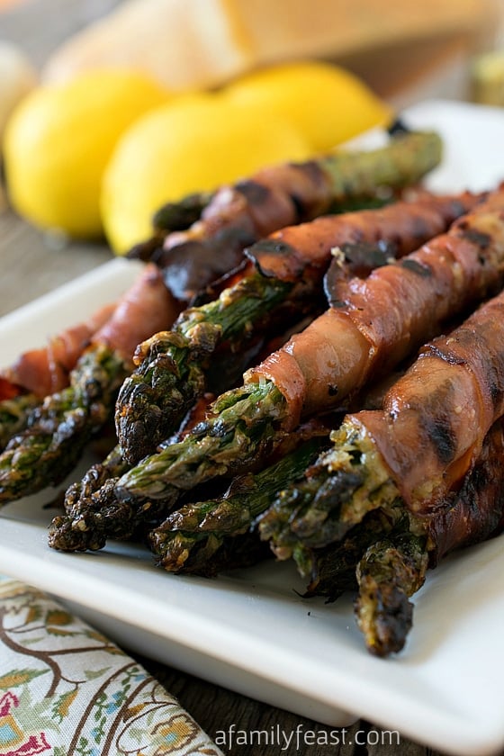 Parmesan-Coated Asparagus Wrapped in Prosciutto - Not your typical version of this classic appetizer!