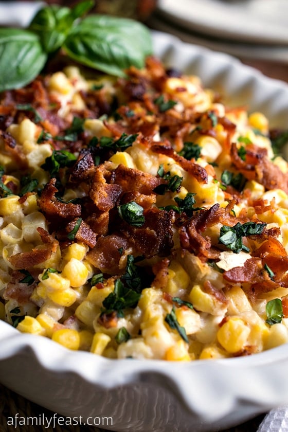 Corn and Bacon Casserole - A Family Feast