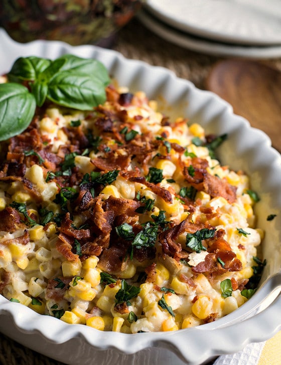 Corn and Bacon Casserole - A Family Feast