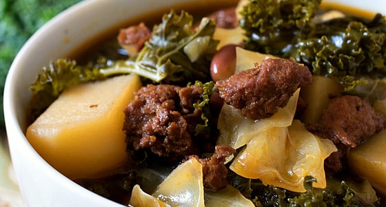 Portuguese Kale Soup - A Family Feast