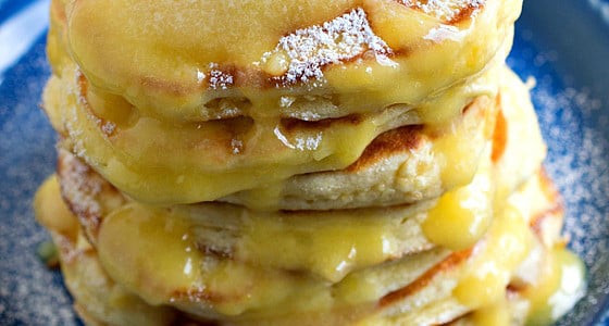 Lemon Ricotta Pancakes - A Family Feast