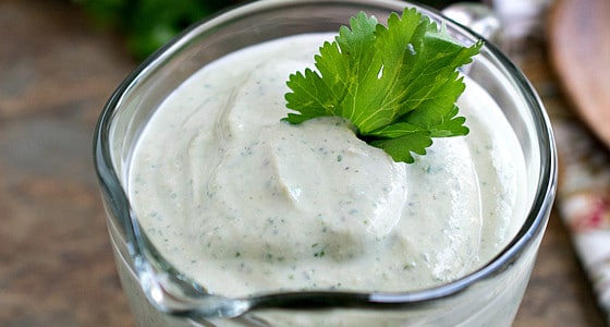 Lime and Coriander Tofu Mayonnaise - A Family Feast