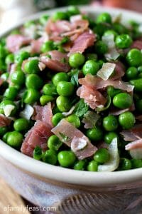 Peas with Prosciutto - A Family Feast