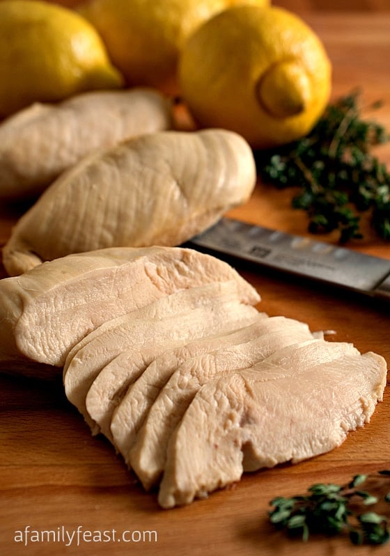How to make the most tender and juicy Perfect Poached Chicken! So simple and so delicious!
