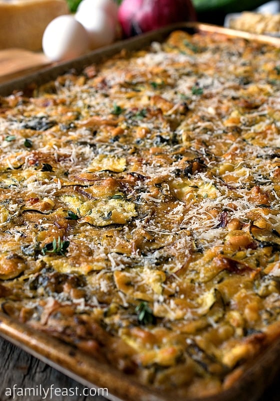 Scarpaccia Zucchini Tart