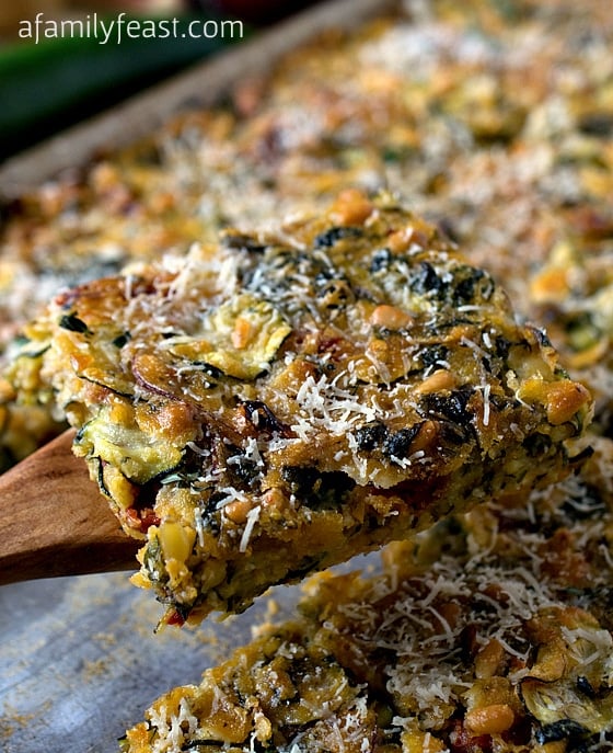 Scarpaccia Zucchini Tart