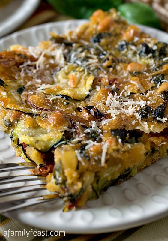 Scarpaccia Zucchini Tart